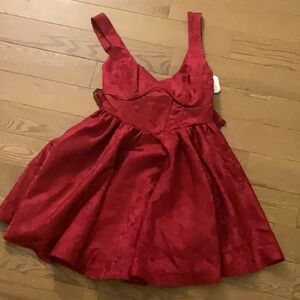 Altar’d state women’s size xxs bow red lace mini dress